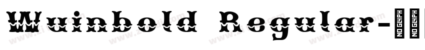 Wuinbold Regular字体转换